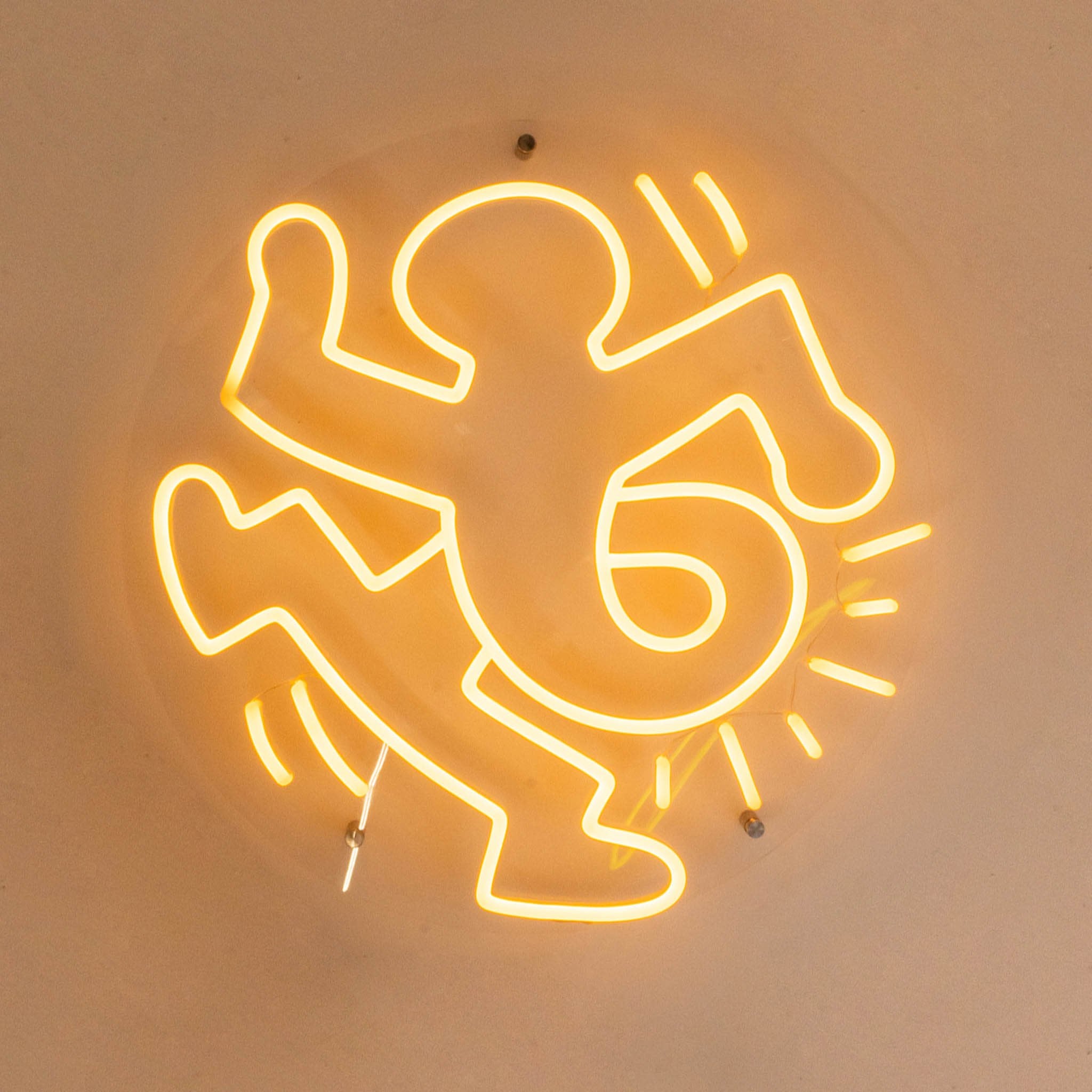 Twisted Man by Keith Haring - LED Neon Sign