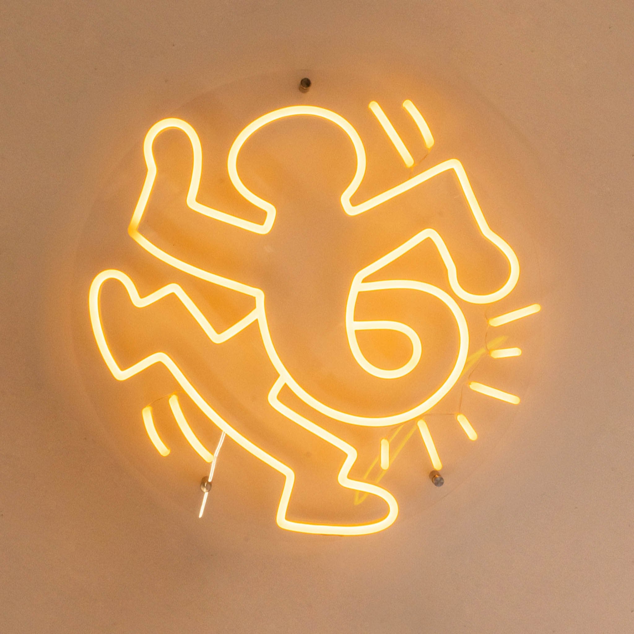 Twisted Man by Keith Haring - LED Neon Sign