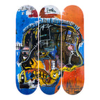 Jean-Michel Basquiat Untitled (Skull) Triptych Skate Deck