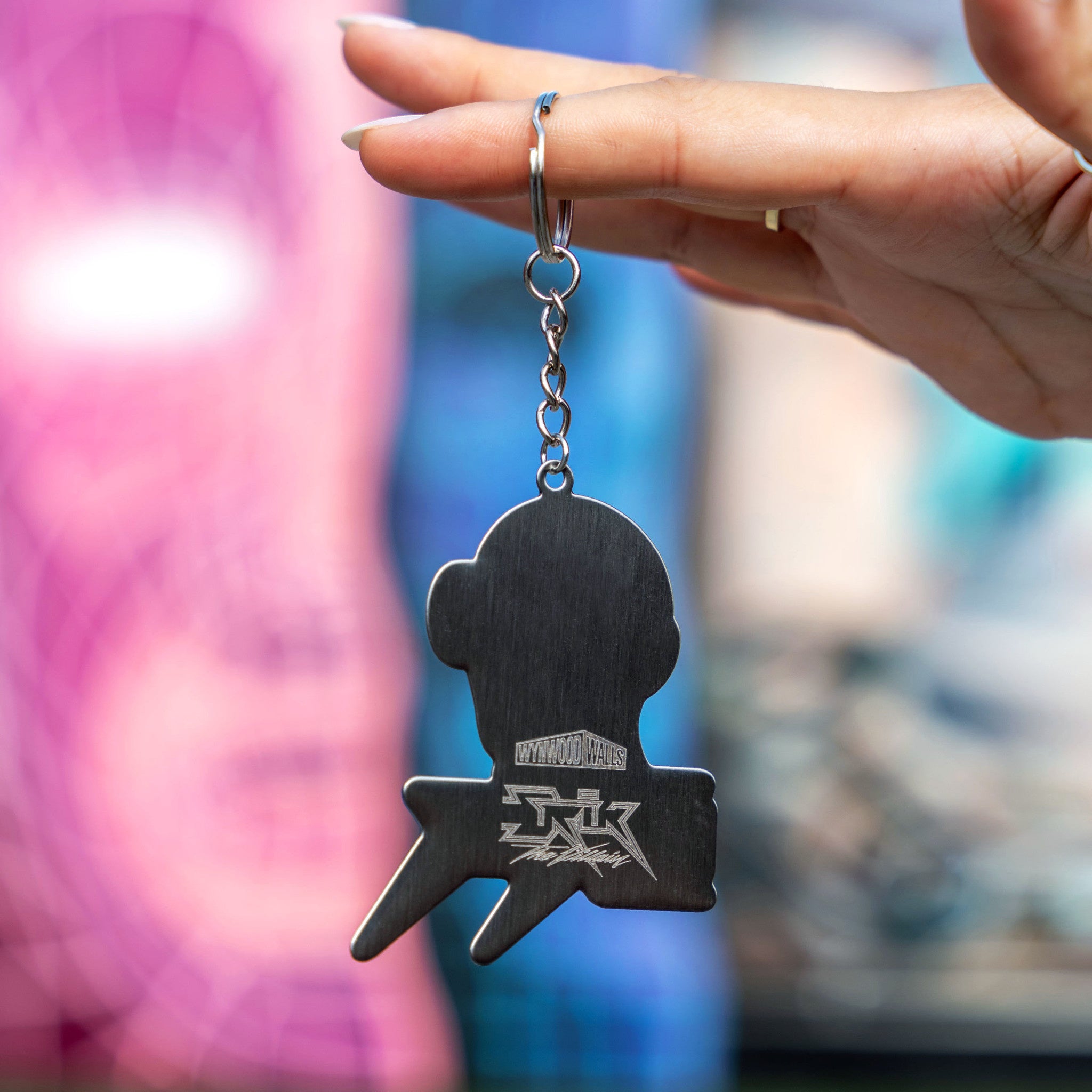 Drik the Villain UNMASKED FUTURE Keychain - Wynwood Walls Shop