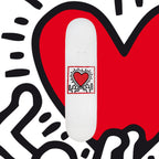 Keith Haring Untitled (Heart) Skate Deck - Wynwood Walls Shop