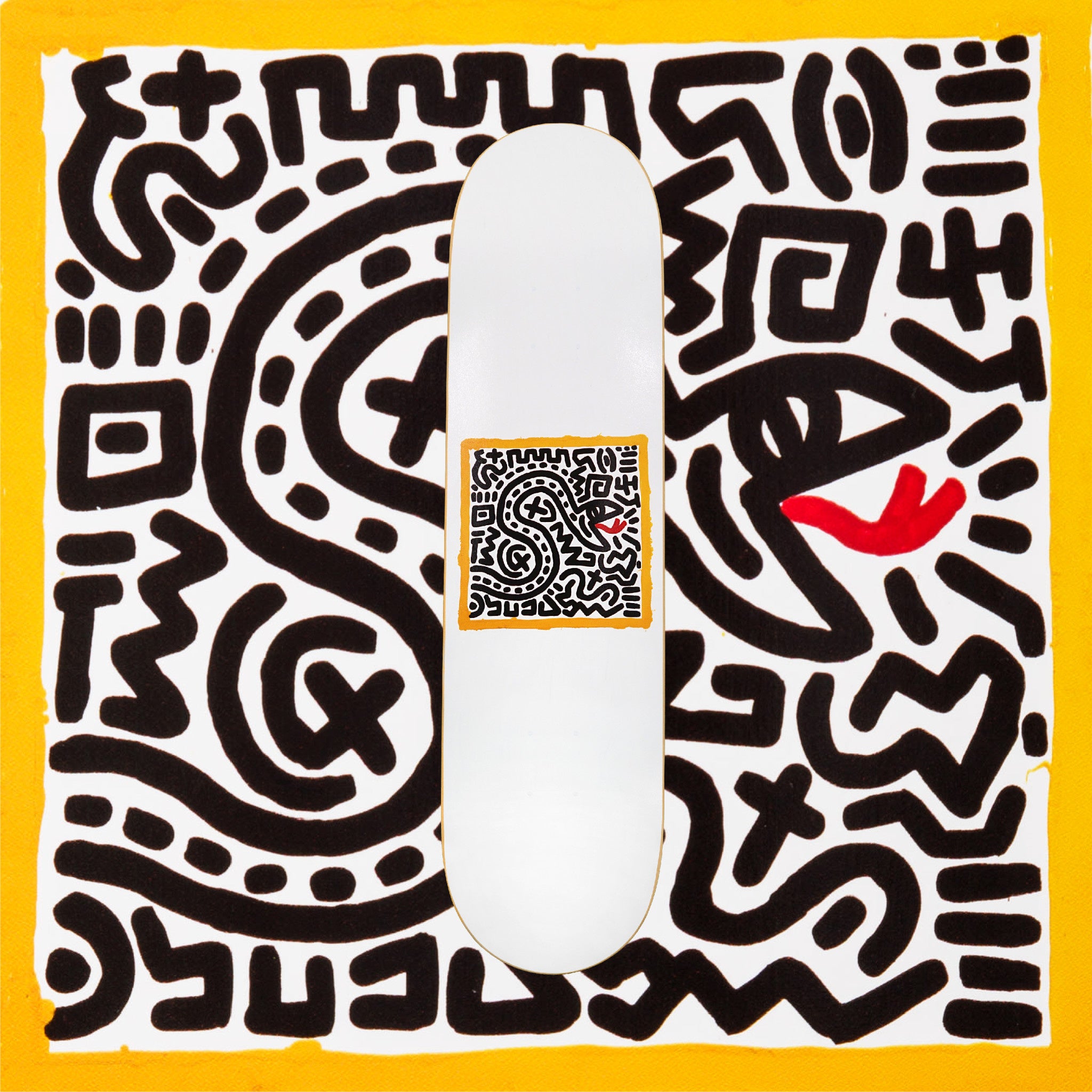 Keith Haring Untitled (Snake) Skate Deck - Wynwood Walls Shop