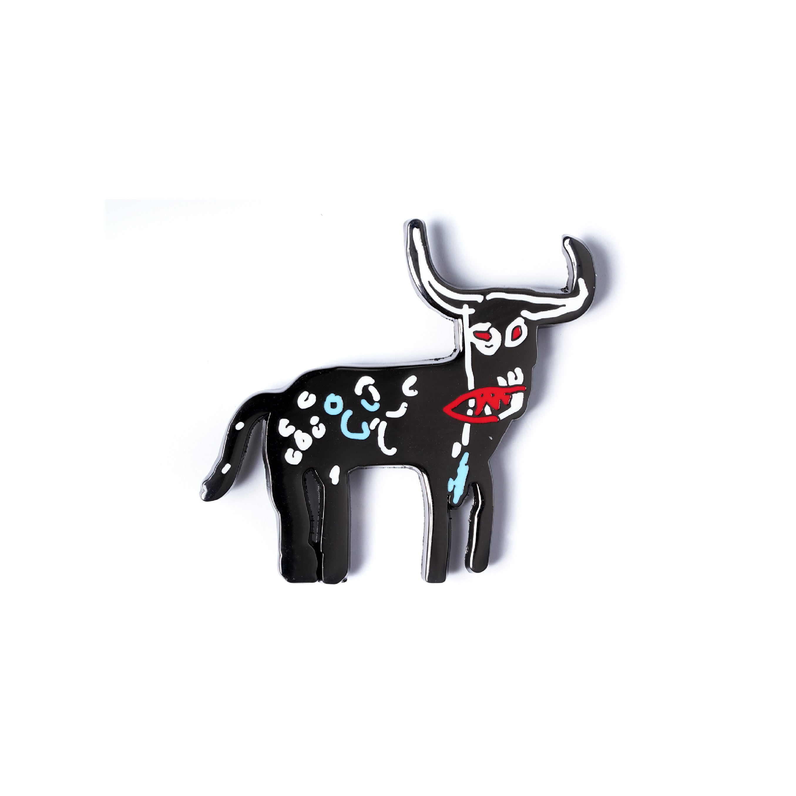 Jean-Michel Basquiat BULL Pin Main image