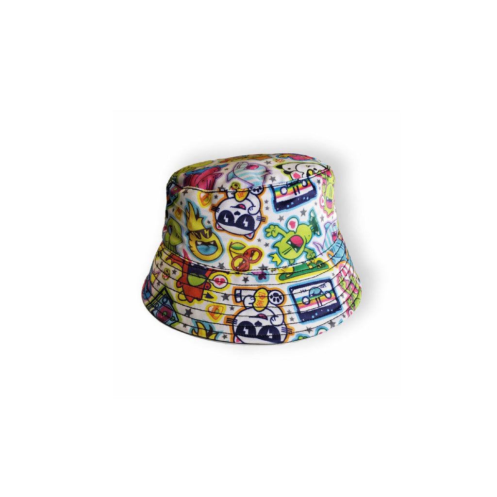 Golden305 Beach Cap (White) Pattern - Wynwood Walls Shop
