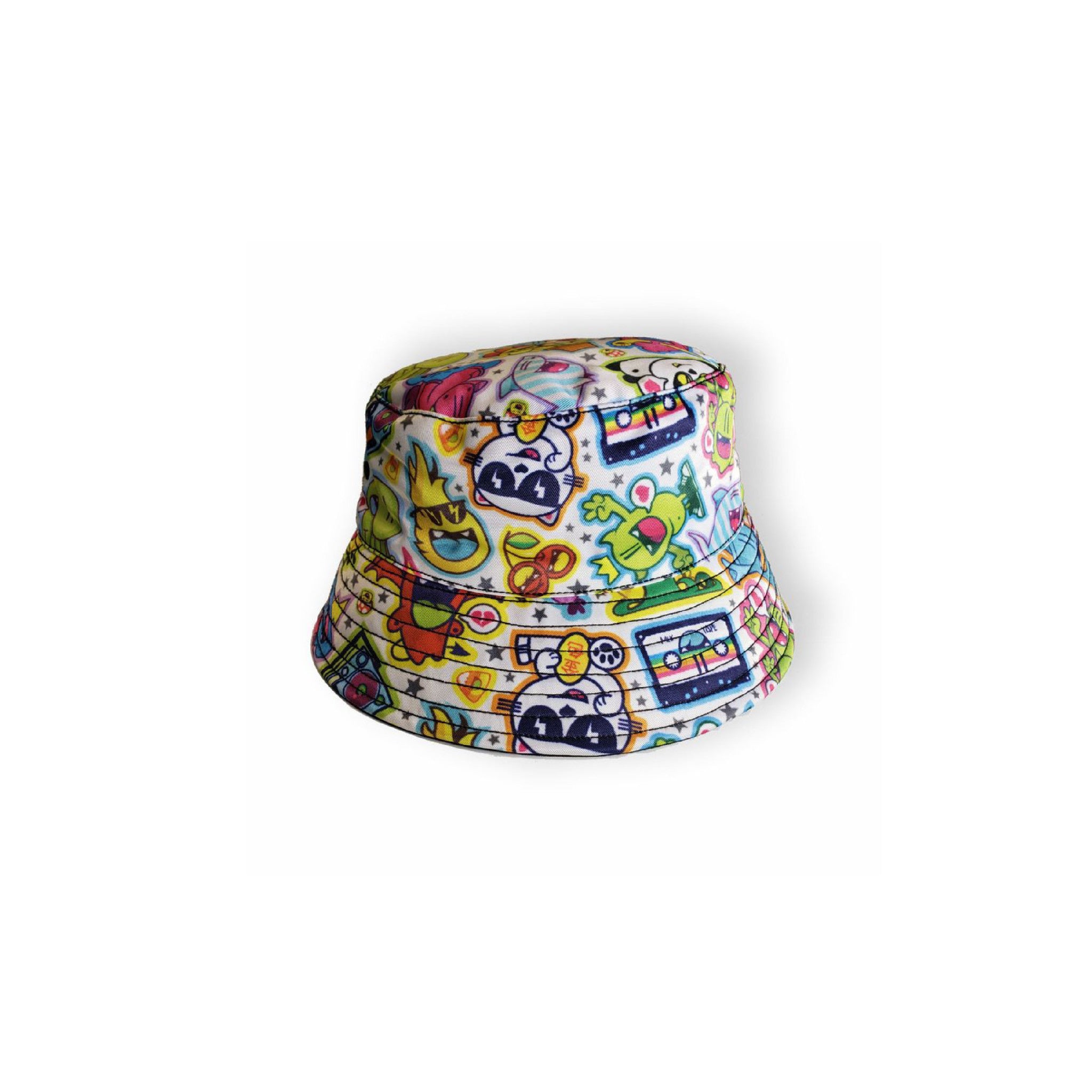 Golden305 Beach Cap (White) Pattern - Wynwood Walls Shop