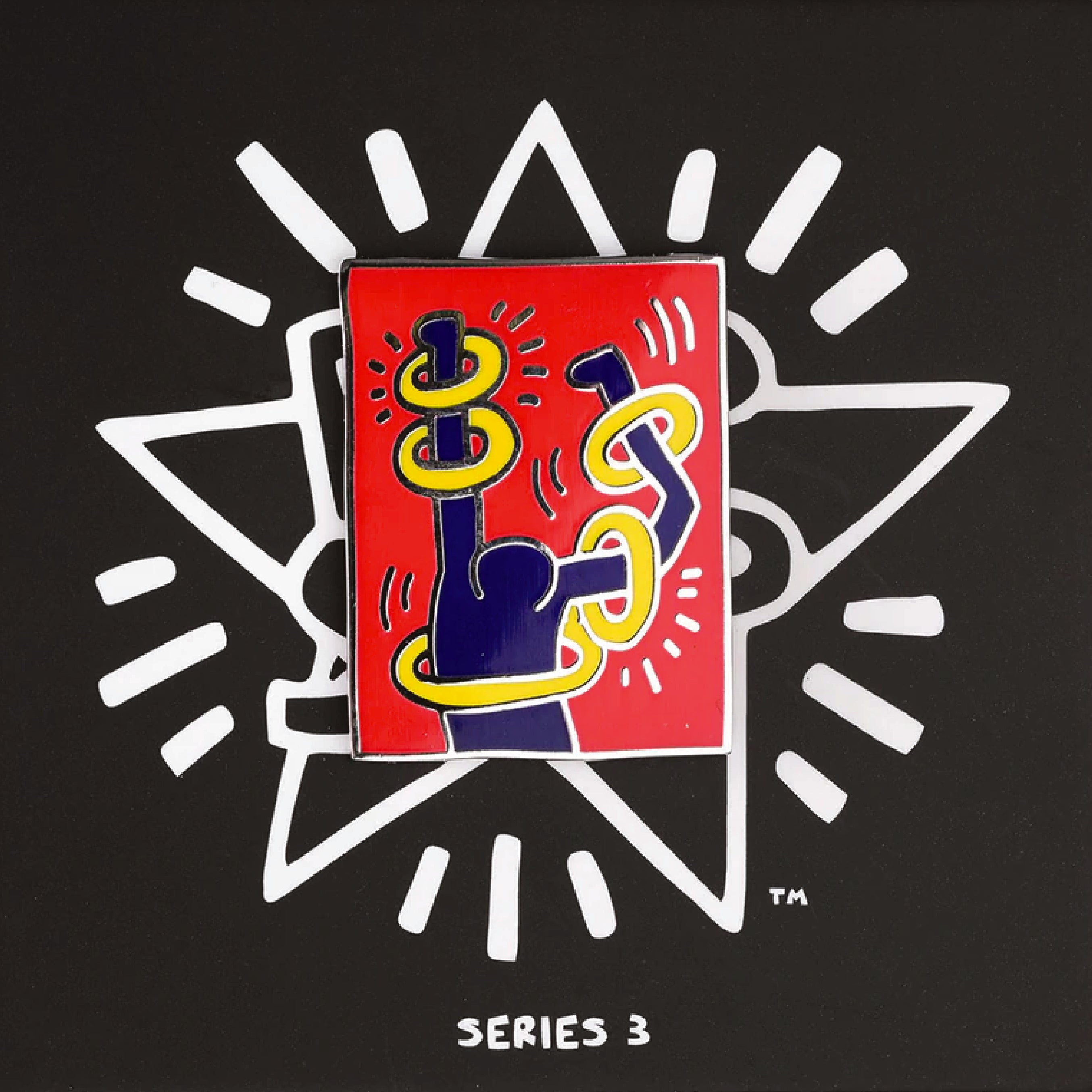 Keith Haring POP SHOP - CIRCLES MAN Pin