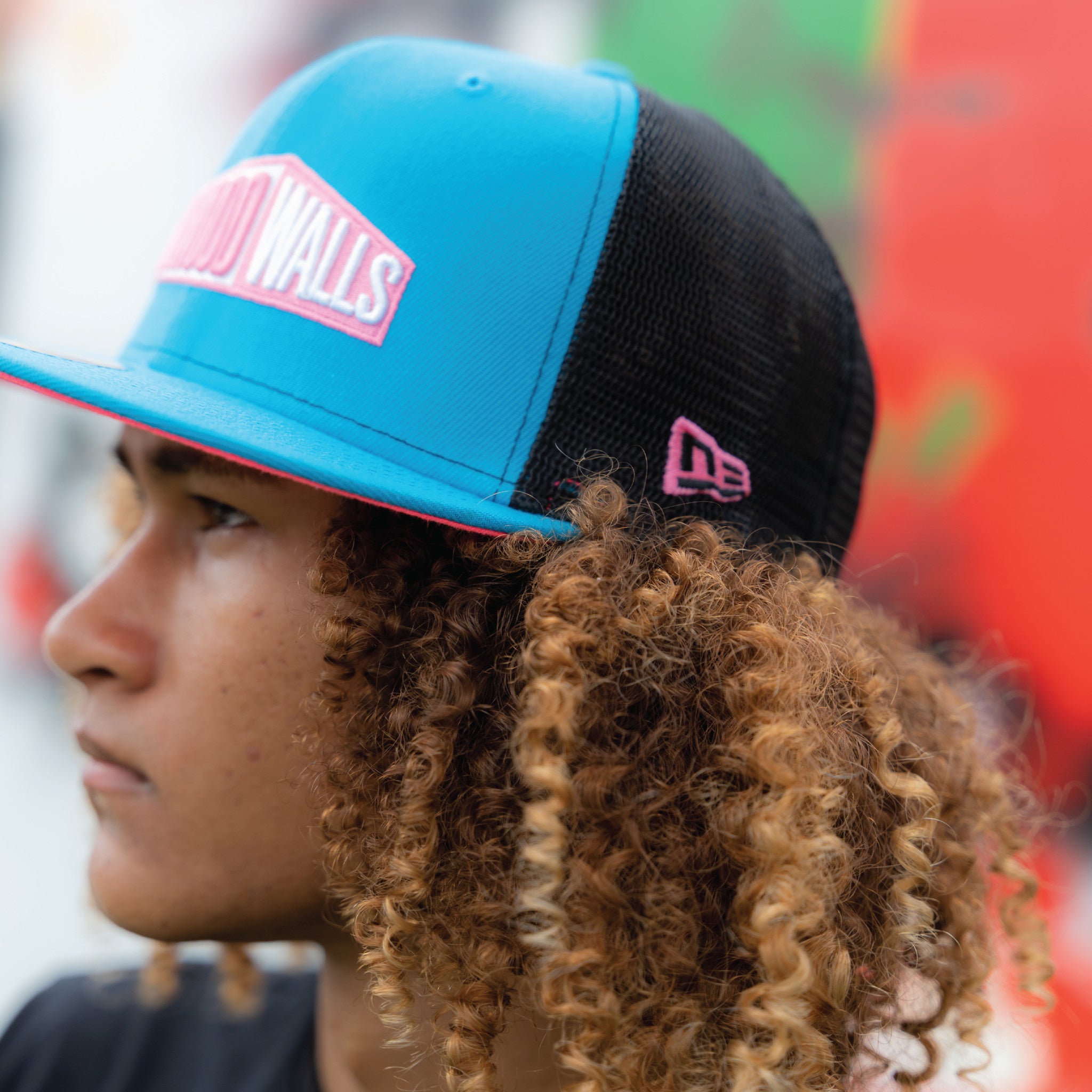 New Era x Wynwood Walls 9FIFTY Trucker Vice Blue - Wynwood Walls Shop