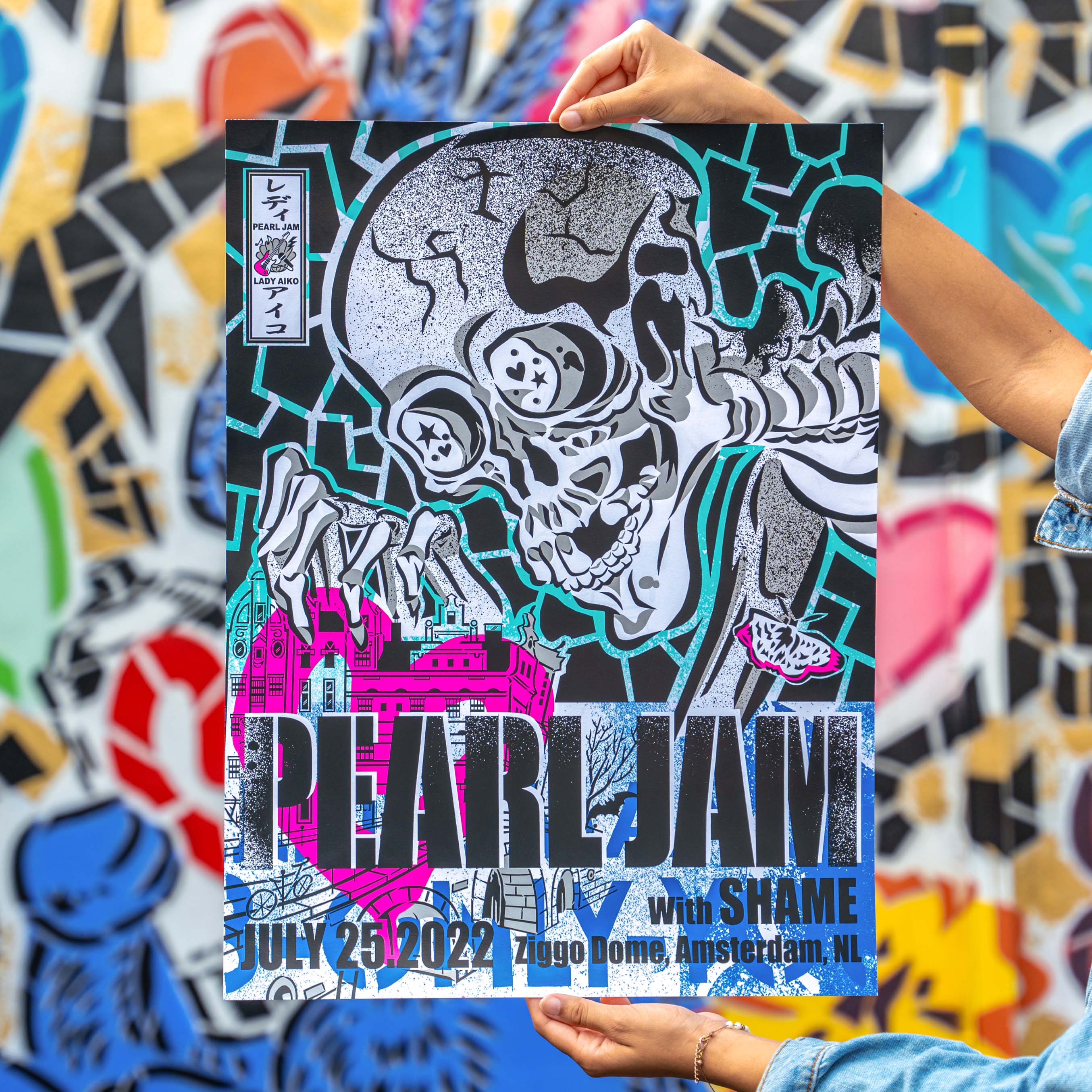AIKO x Pearl Jam Poster BLUE