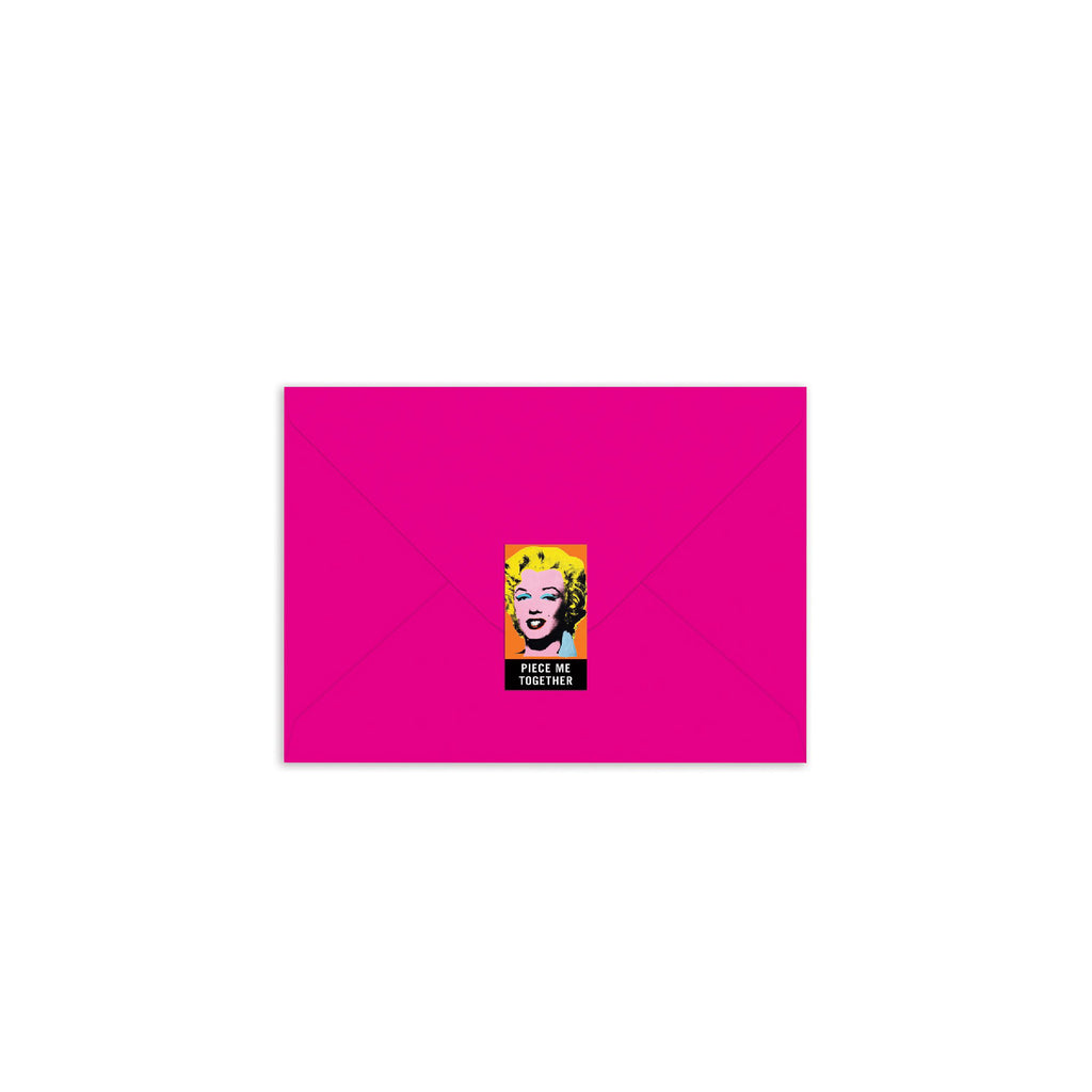 Andy Warhol Marilyn Greeting Card Puzzle