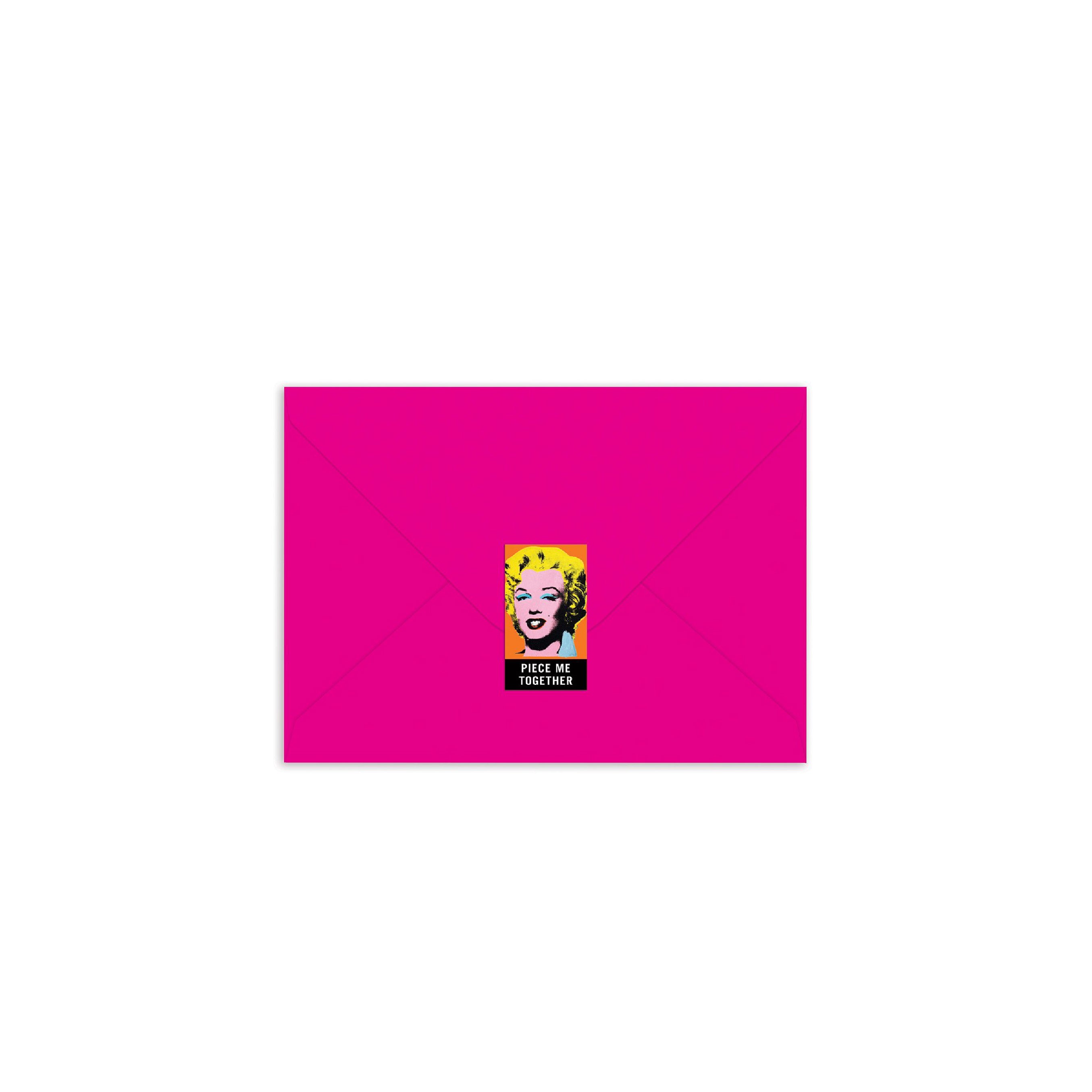 Andy Warhol Marilyn Greeting Card Puzzle