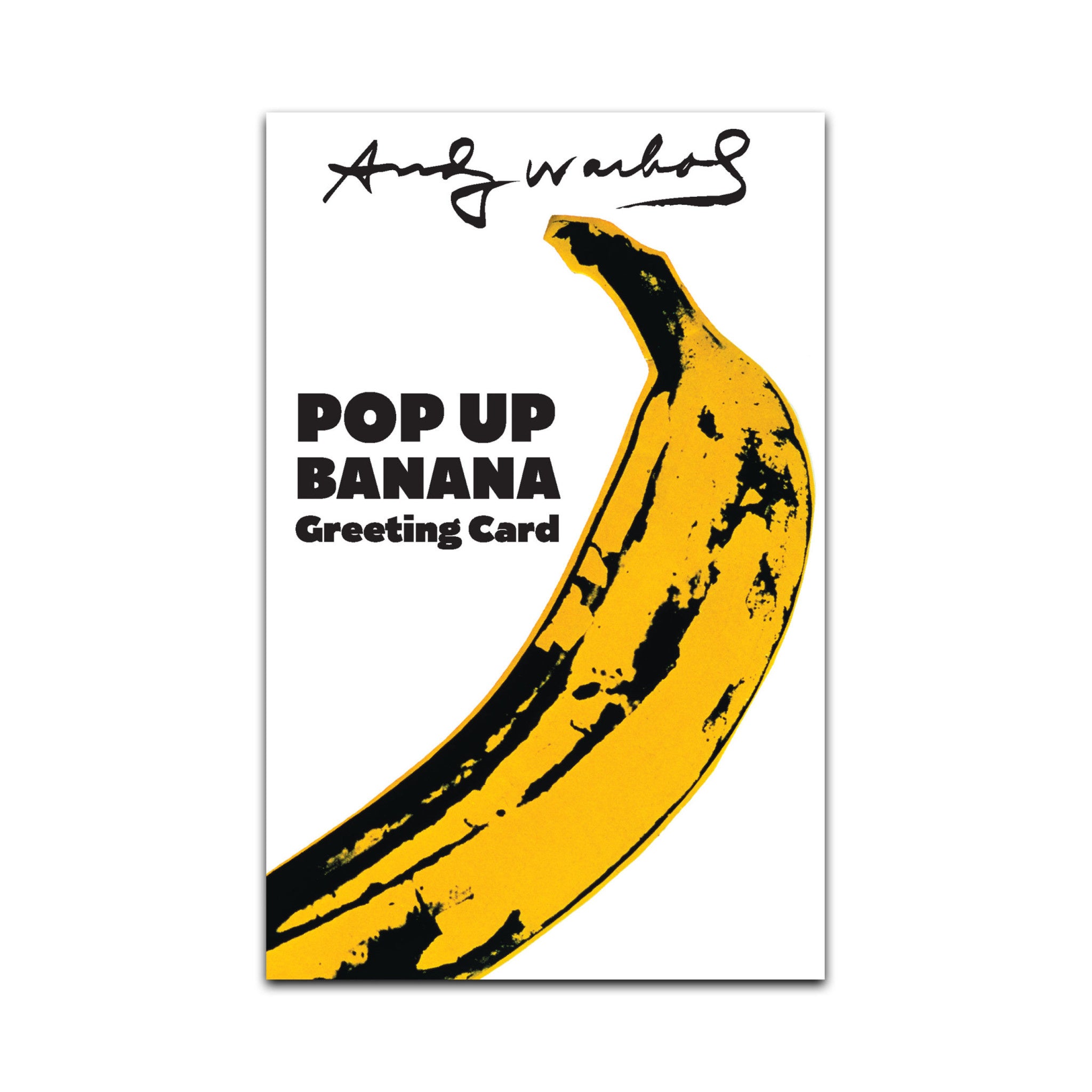 Experience Pop Art with Andy Warhol Banana Pop-Up Card – The