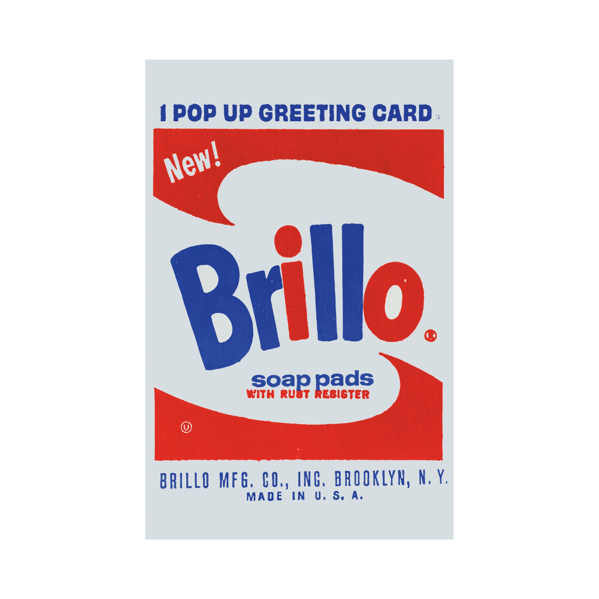 Andy Warhol BRILLO BOXES Pop Up Card - Wynwood Walls Shop