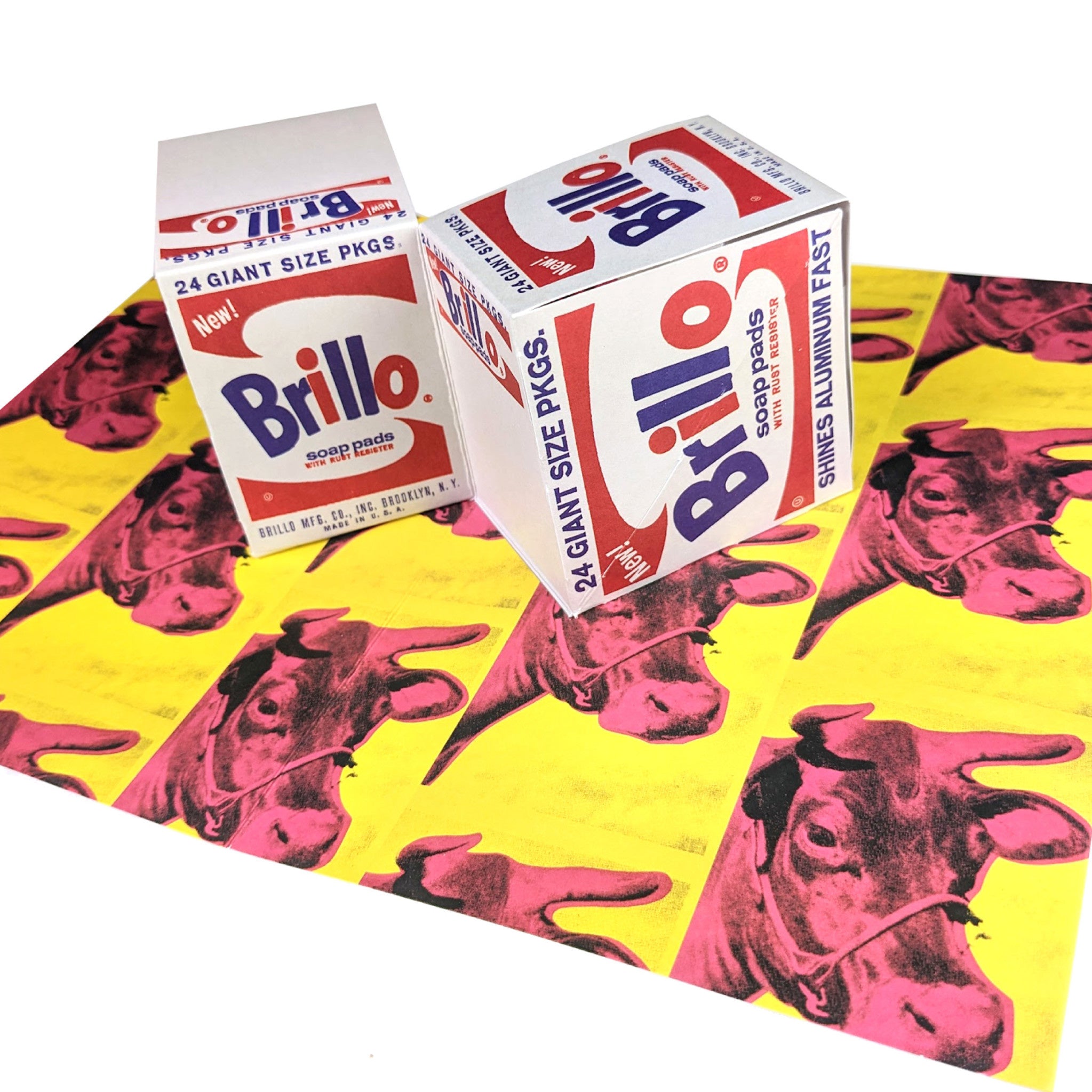 Andy Warhol BRILLO BOXES Pop Up Card - Wynwood Walls Shop