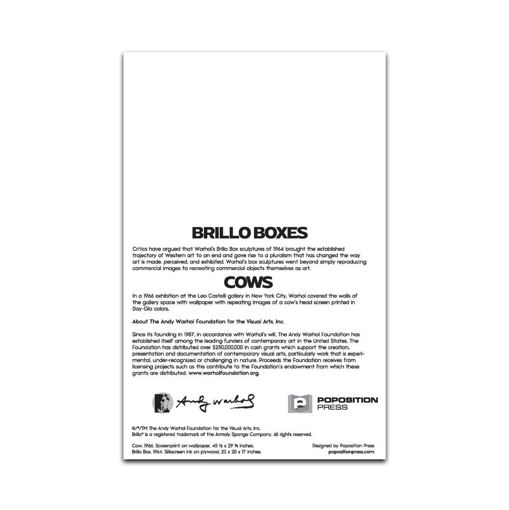 Andy Warhol BRILLO BOXES Pop Up Card - Wynwood Walls Shop