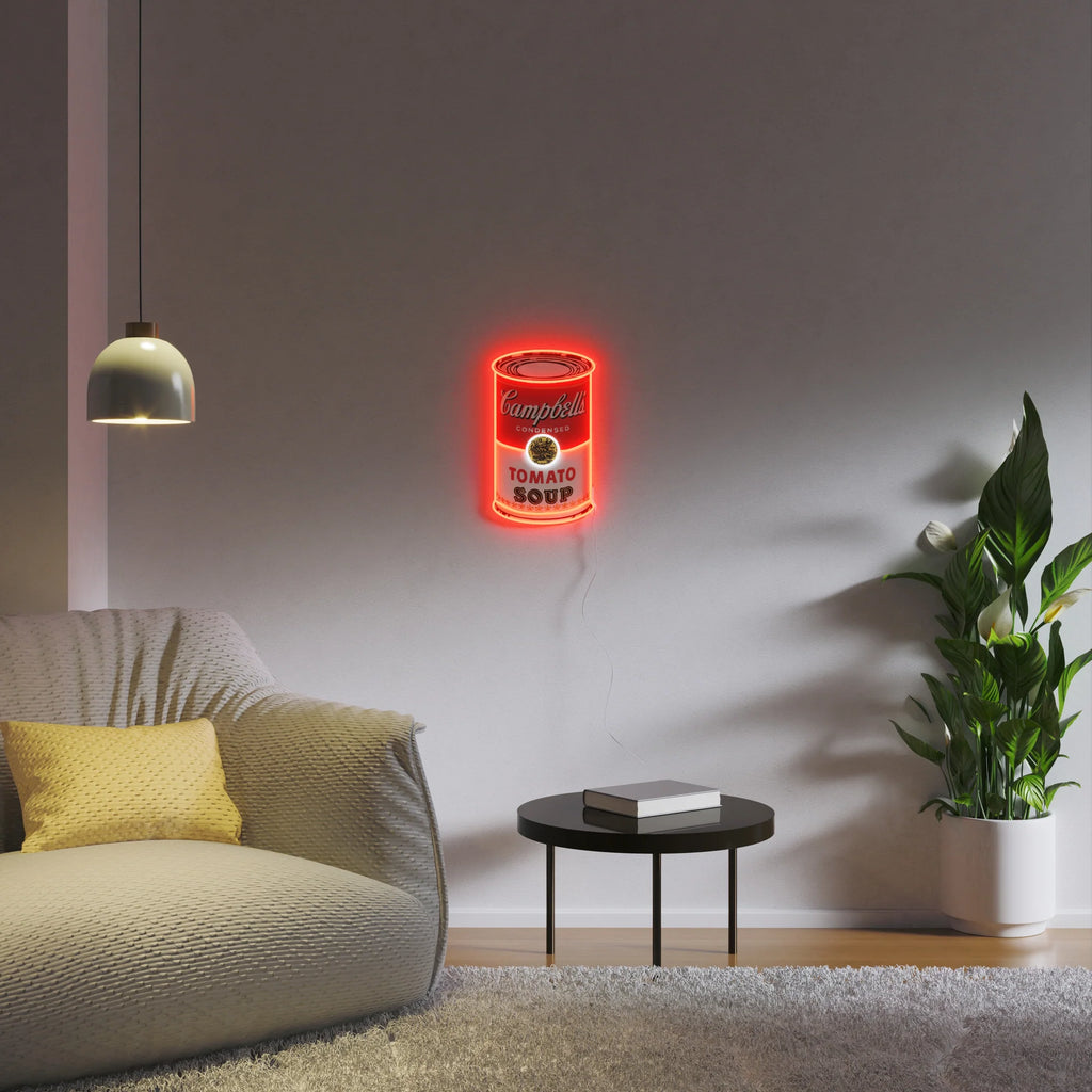 Andy Warhol Campbell's LED Neon Sign