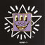 Keith Haring POP SHOP - THREE EYED MONSTER Purple Pin