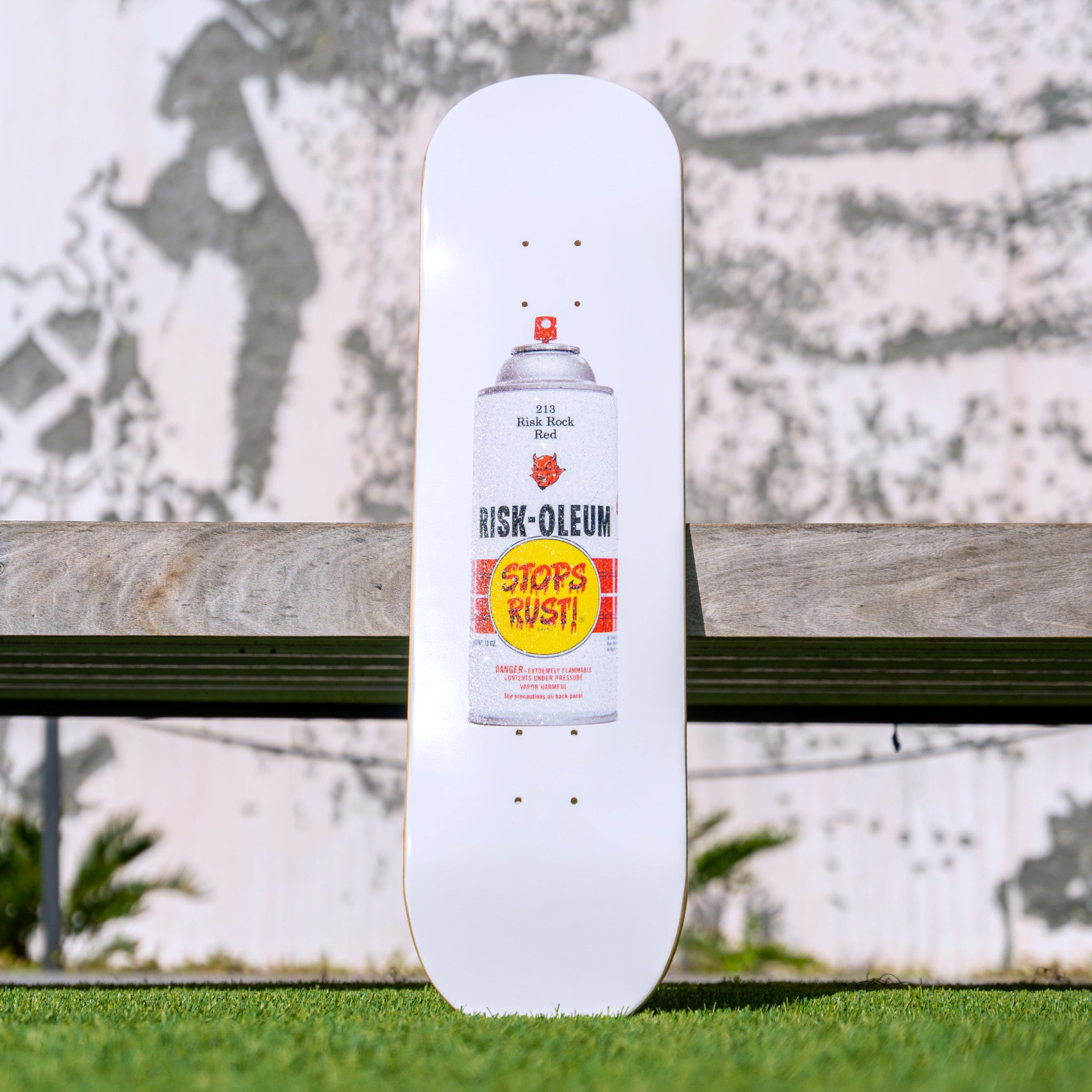 RISK Diamond Dust Riskoleum Skate Deck - Wynwood Walls Shop