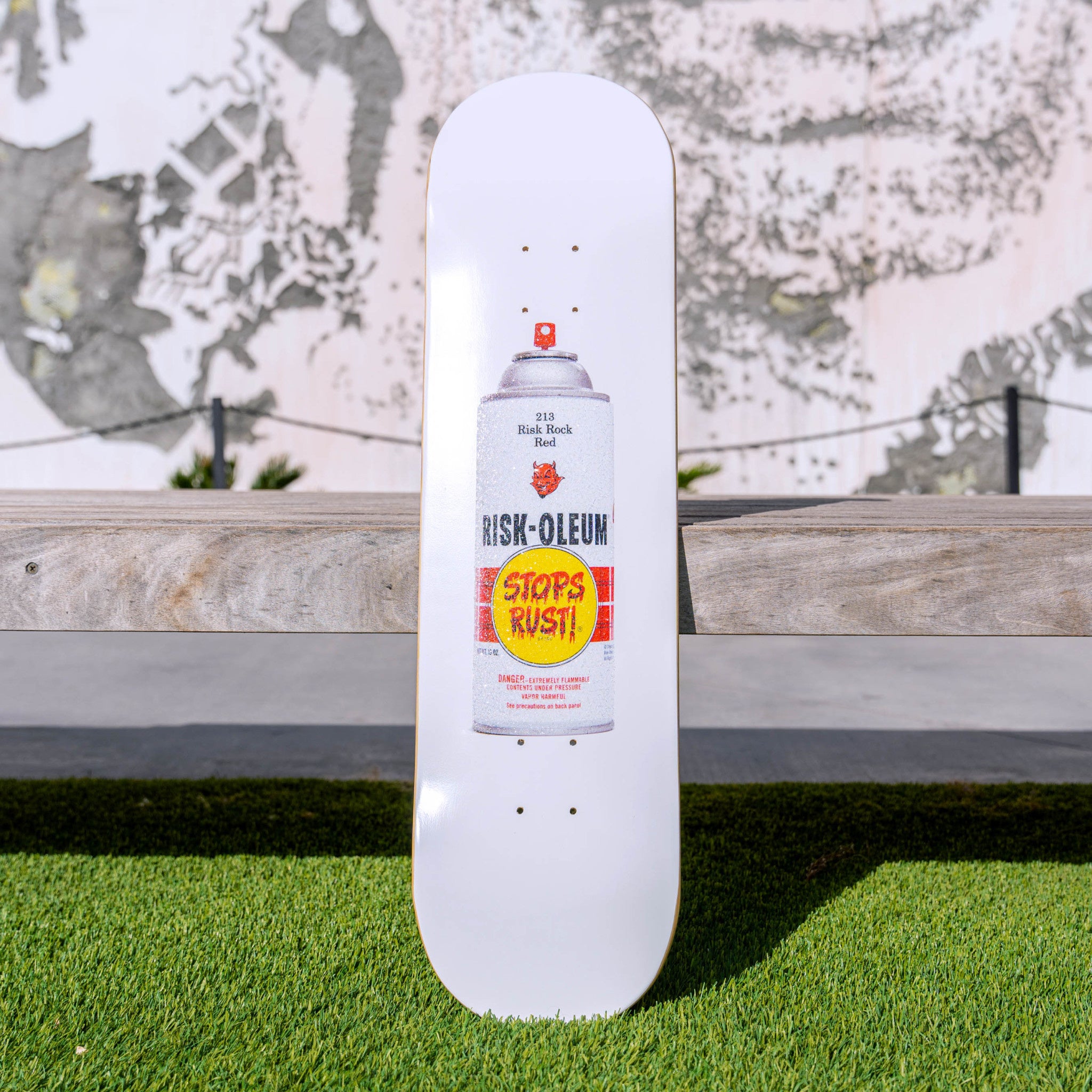 RISK Diamond Dust Riskoleum Skate Deck - Wynwood Walls Shop