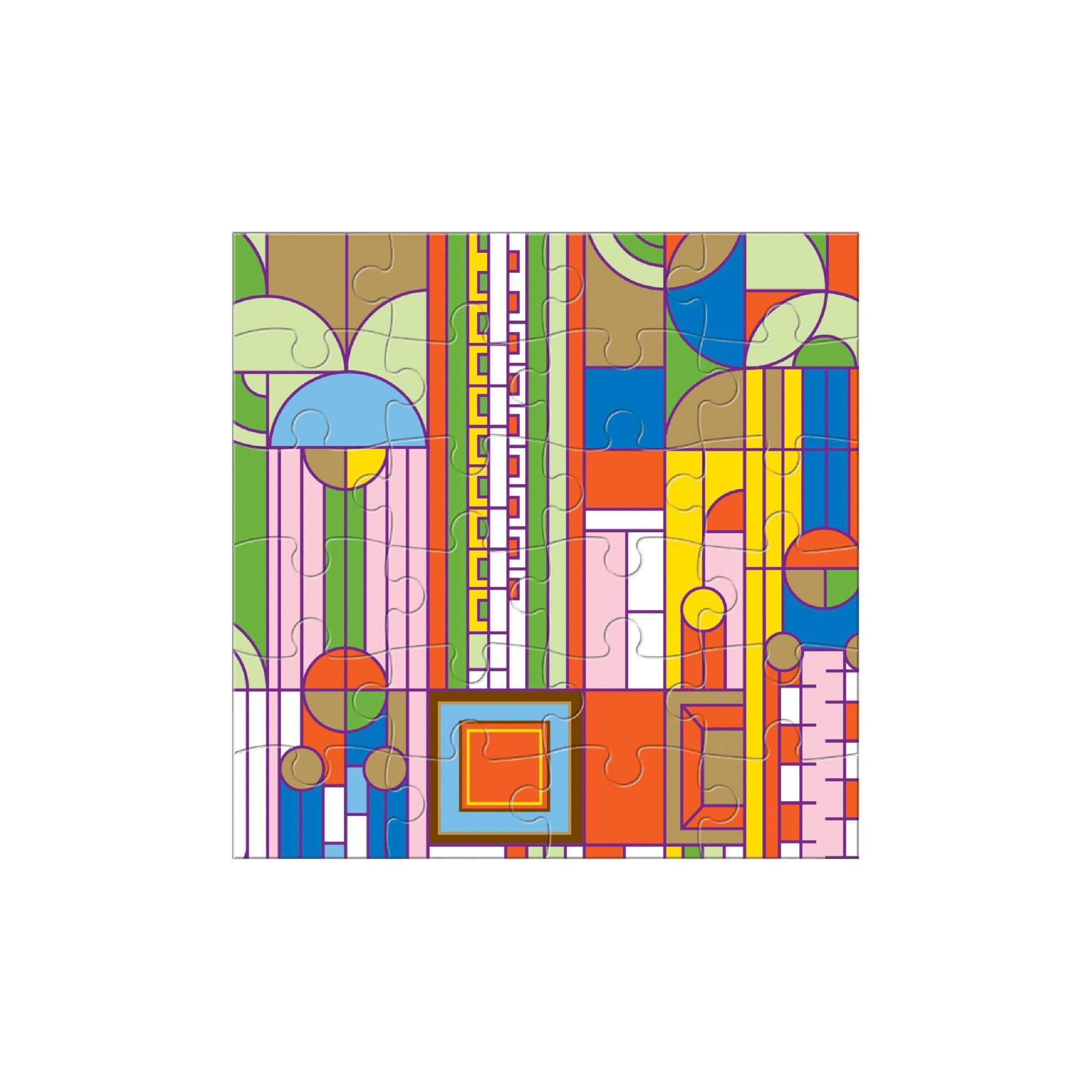 Wooden Jigsaw Puzzle Frank Lloyd Wright - Wynwood Walls Shop