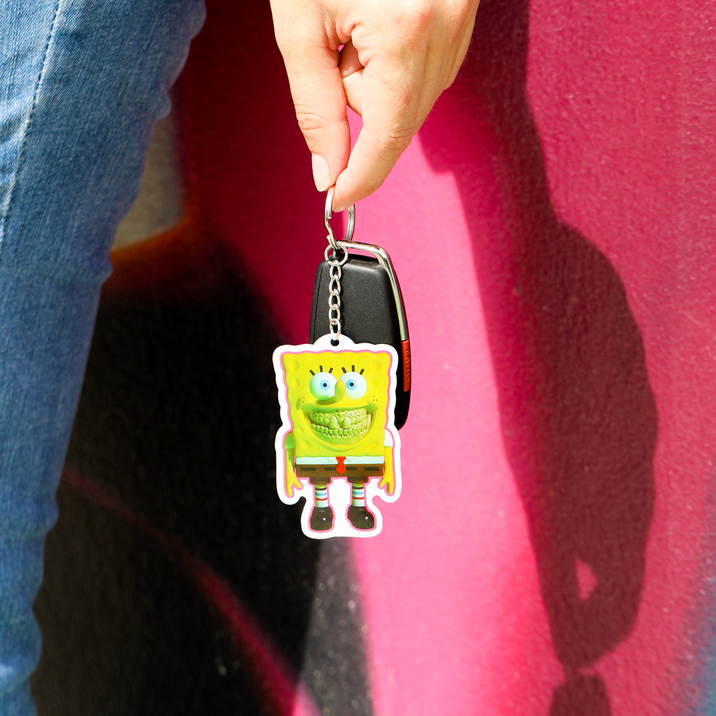 Ron English Spongebob Keychain - Wynwood Walls Shop