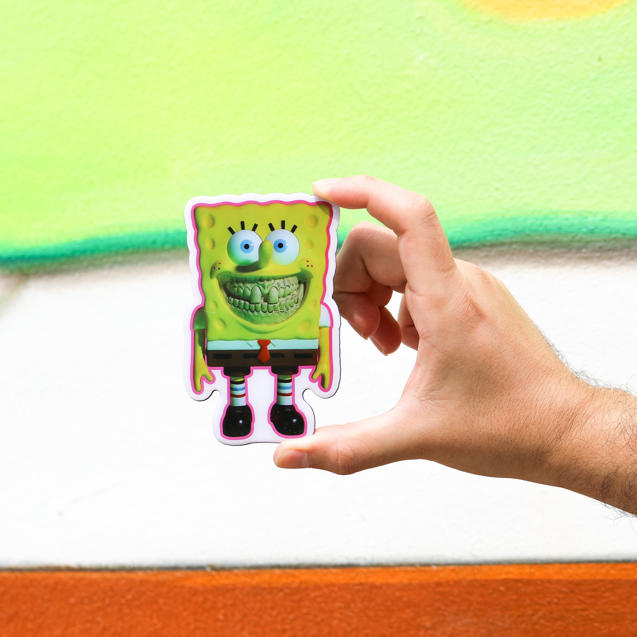 Ron English GRIN SPONGEBOB Magnet Secondary image