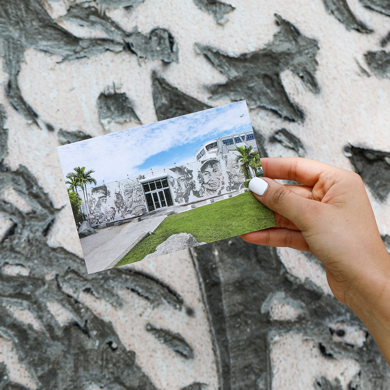 Vhils Postcard 2018 - Wynwood Walls Shop