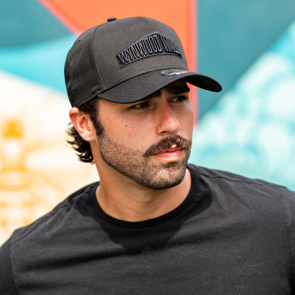 New Era x Wynwood Walls 9FORTY A-Frame Black/Black - Wynwood Walls Shop