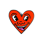 Keith Haring HEART Pin