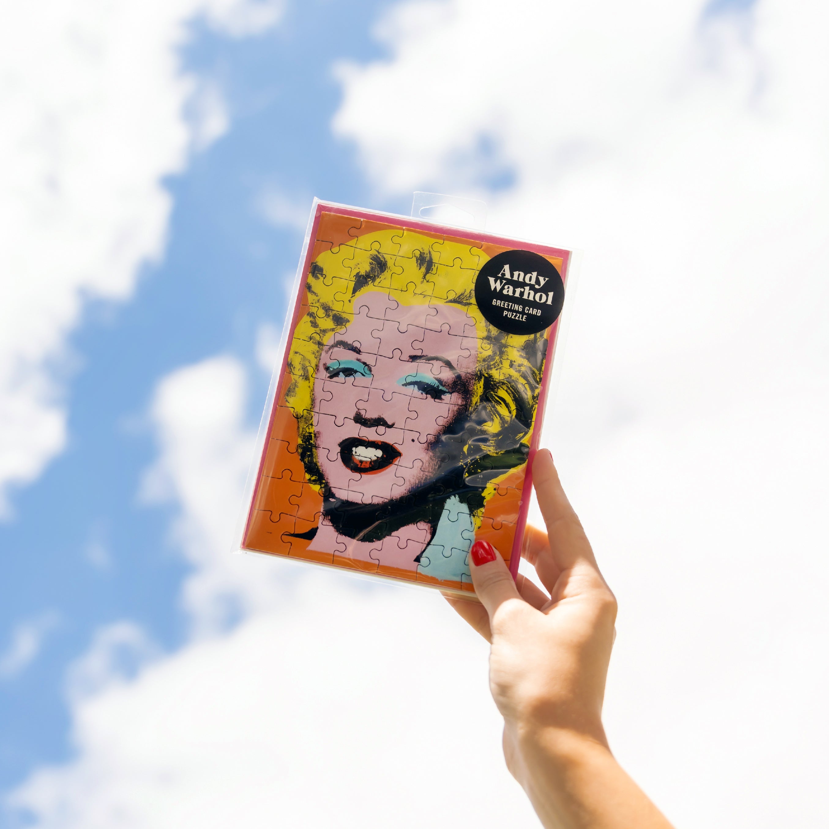 Andy Warhol Marilyn Greeting Card Puzzle Secondary image