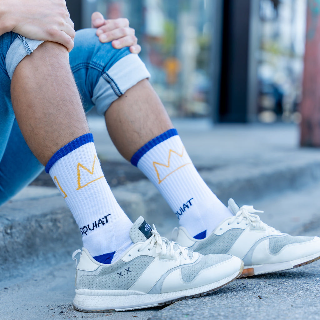 Basquiat CROWN  ICON Crew Socks