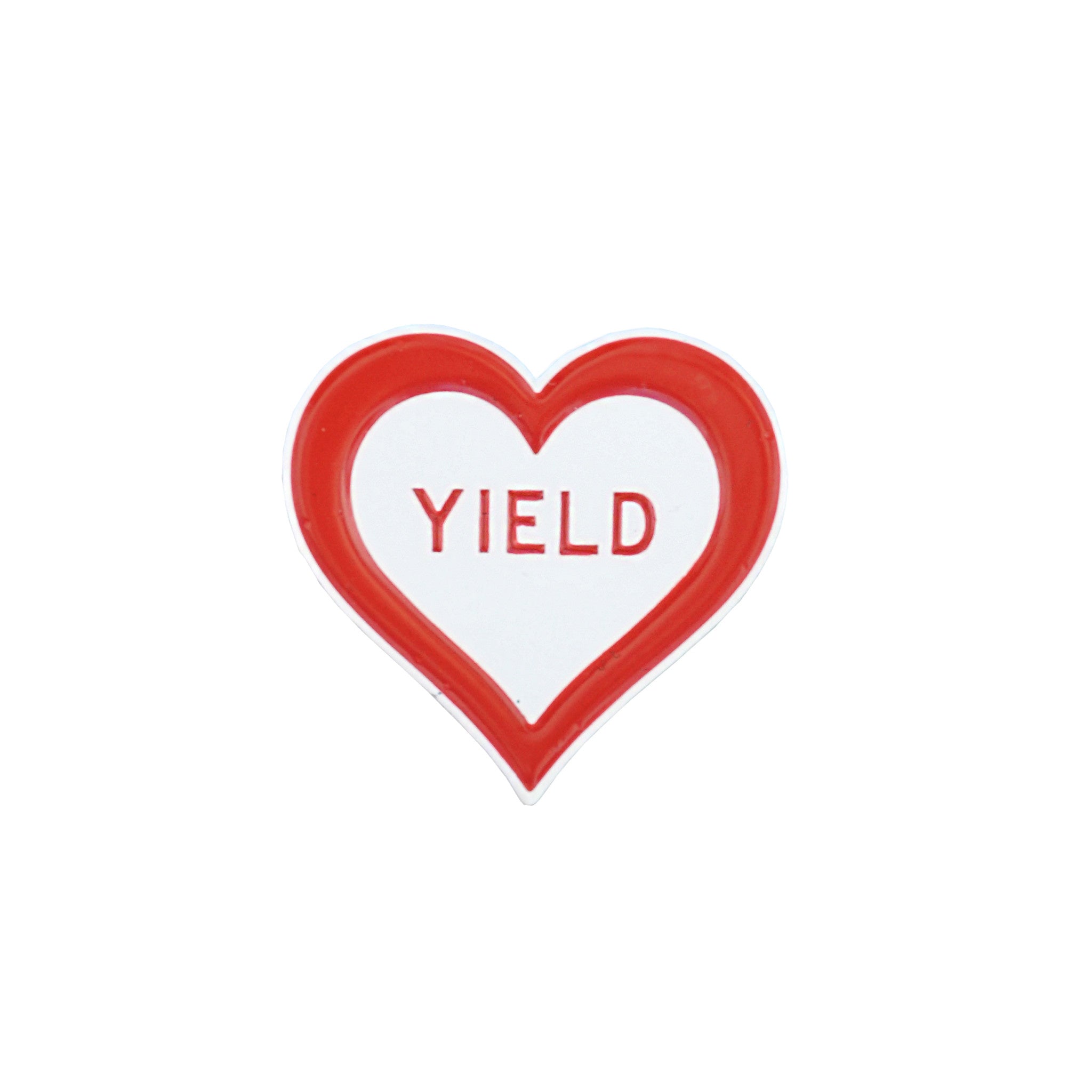 Scott Froschauer Yield Heart Pin - Wynwood Walls Shop Main image