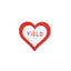 Scott Froschauer Yield Heart Pin - Wynwood Walls Shop