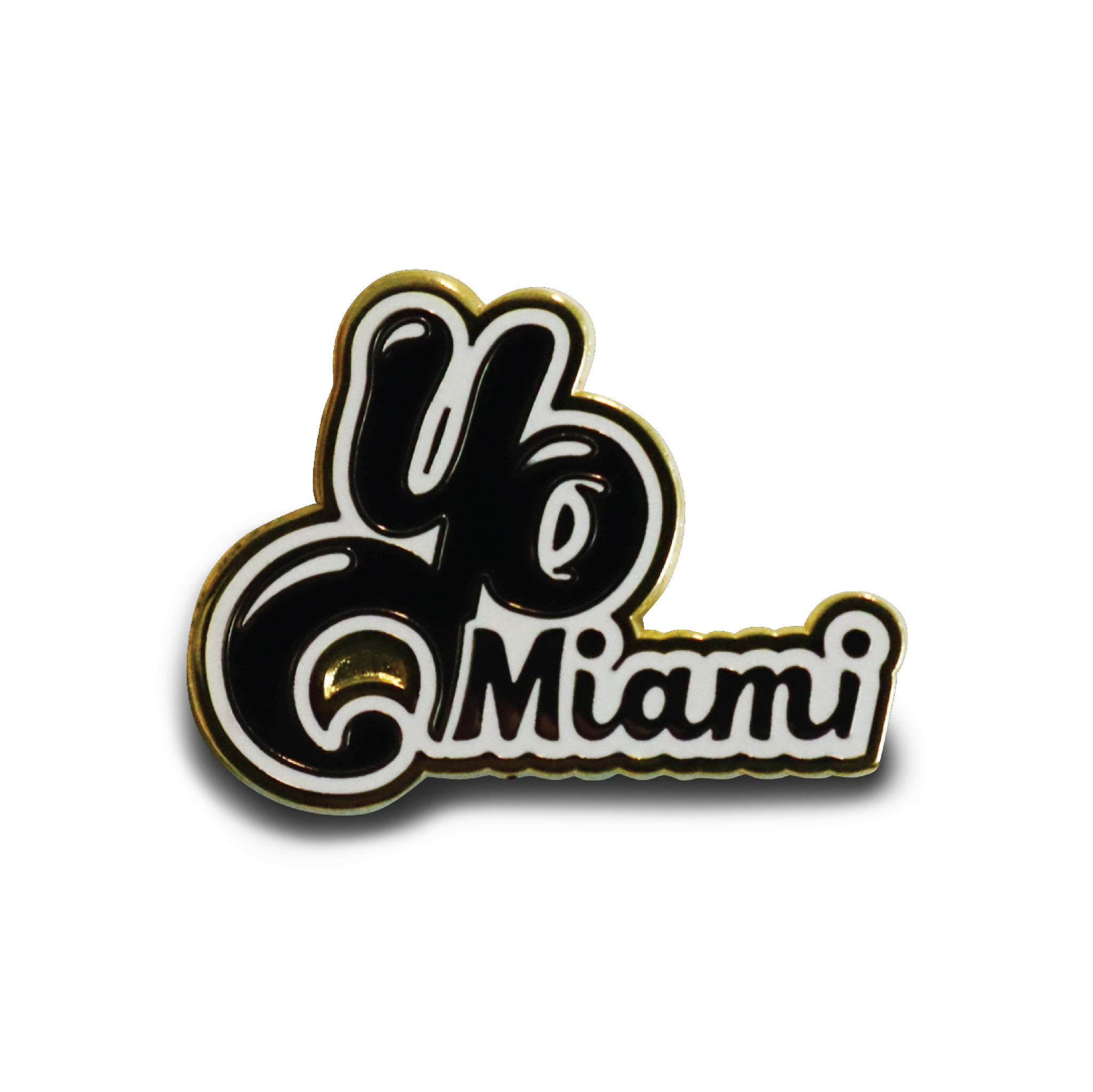 Yo Miami WHITE GOLD Pin - Wynwood Walls Shop Main image