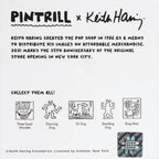 Keith Haring POP SHOP - THREE EYED MONSTER Purple Pin